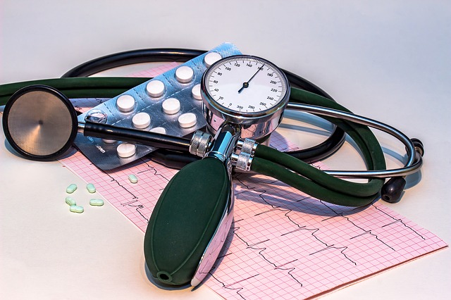 monitor krevního tlaku a léky